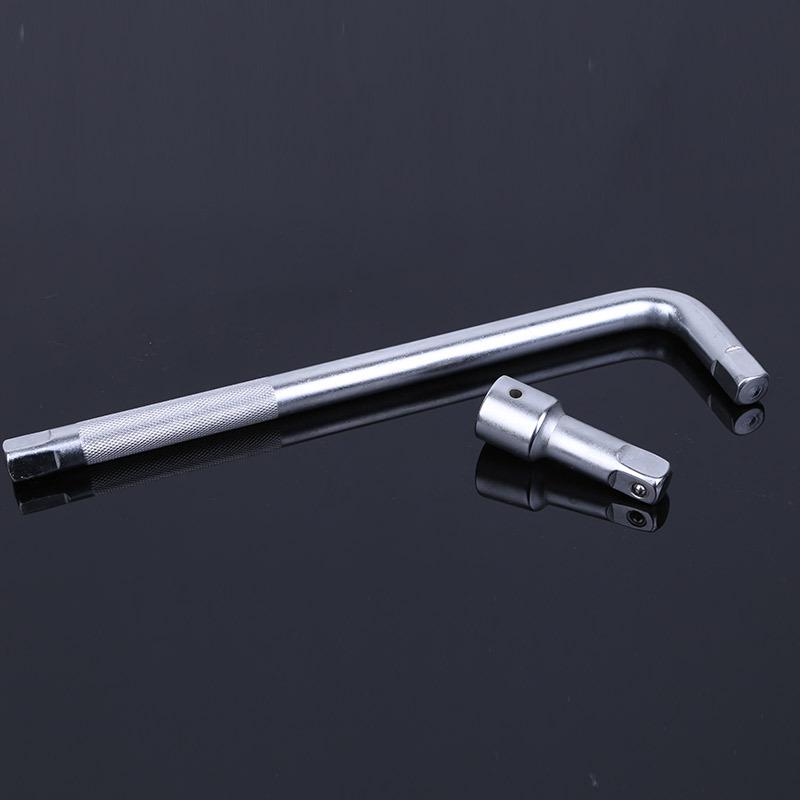 Heavy-Duty L-Shaped Short Crank Handle Tire Socket Wrench