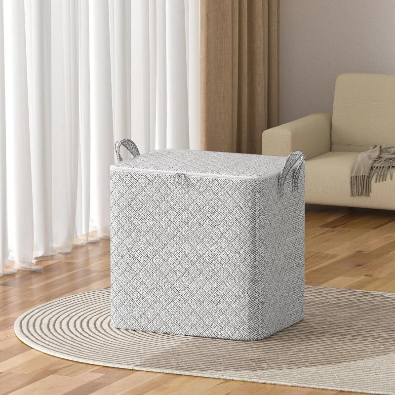Large-capacity Gray Arrow Clothing Dust-proof Quilt Storage Bag Is Convenient To Organize Sweaters Pants Quilts Toys and Other Storage