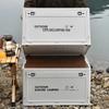 Quyoubang Q522 Outdoor Folding Storage Box with Wooden Lid