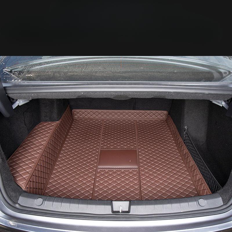 Custom Car Trunk Mat For BYD King 2024 Destroyer 05 DMI Leather Boot Liner Waterproof Anti-Dirty Protector Interior Accessories