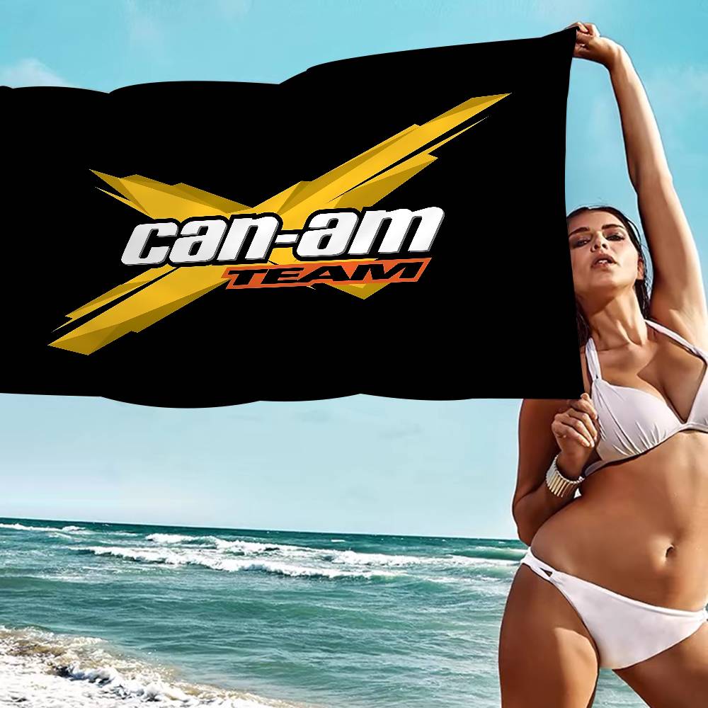 Can-Am Spyder Logo Microfiber Blanket Quick Drying Beach Towels Oversized Printing Super Absorbent Pool Towel Blanket