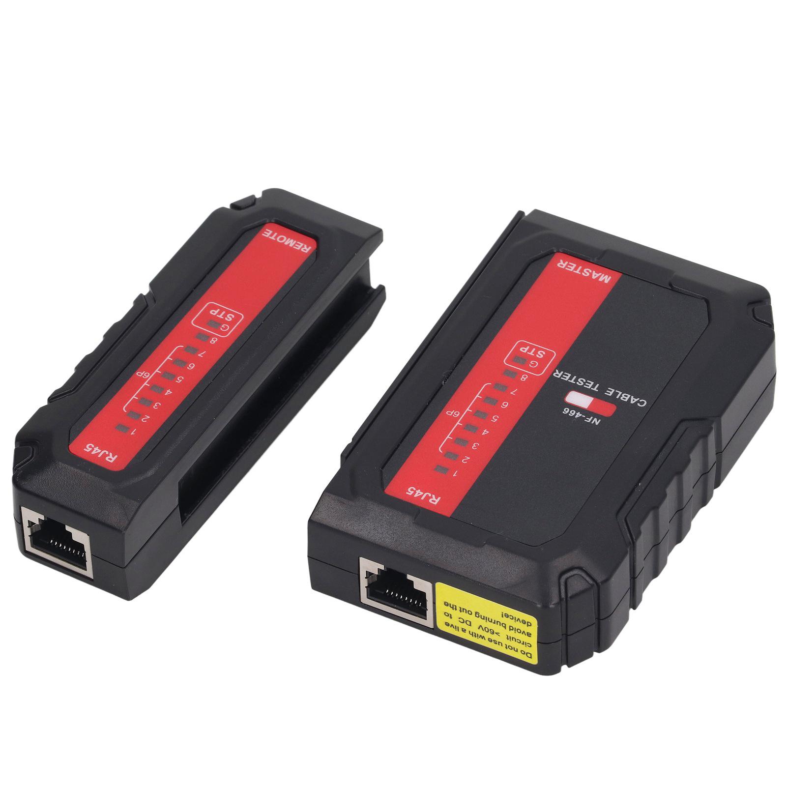 

NOYAFA Тестер Ethernet-кабеля Автоматический Низкое энергопотребление Защита от выгорания POE Экранированный кабель