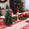 Plastic Small Christmas Tree Mini Artificial Xmas Pine Tree Christmas Tree Ornaments  New Year Gift