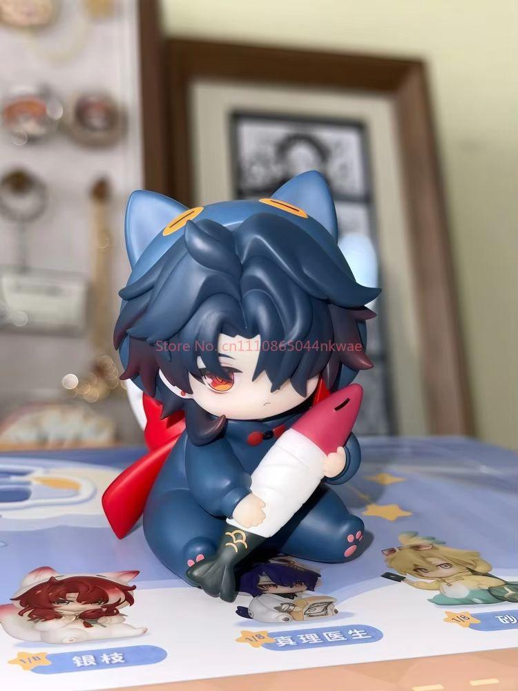 Honkai Star Rail Male Dormitory Series Blind Box Q.Ver Cute Mini Cartoon Figure Sunday Dan Heng Blade Aventurine Surprise Gift
