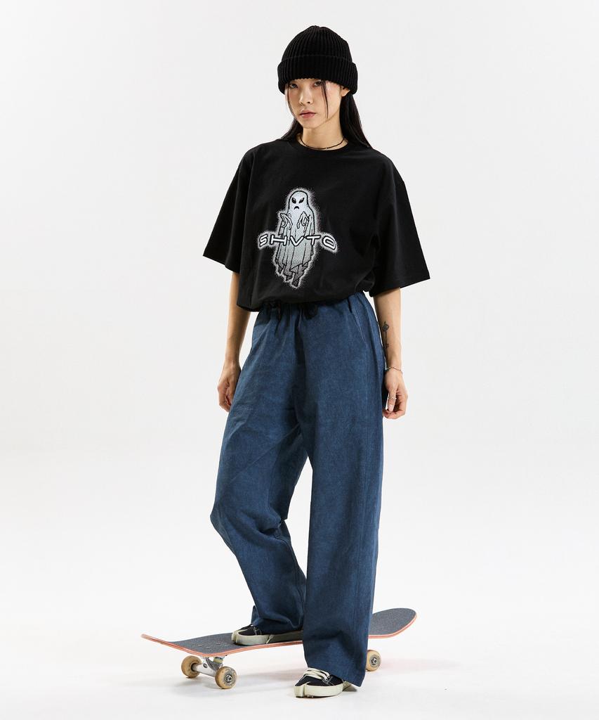 SHVTO Indigo Baggy Pants