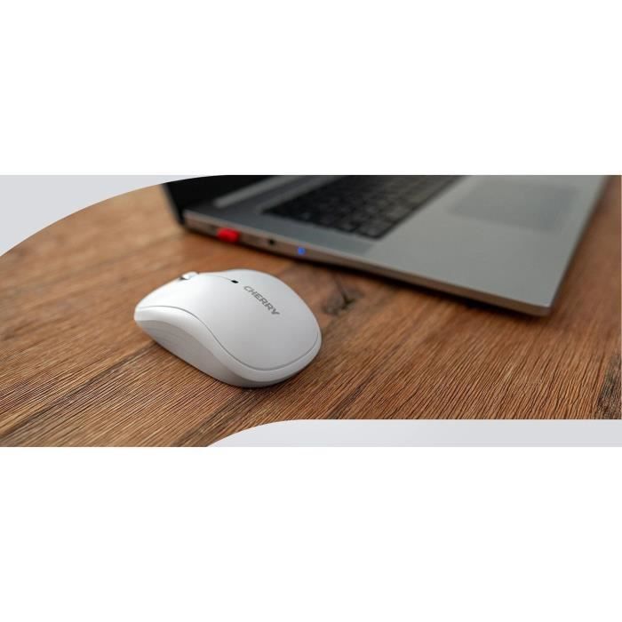 Souris compacte sans fil 2,4 GHz - CHERRY MW 2200 - Portable avec nano-récepteur USB - Noir