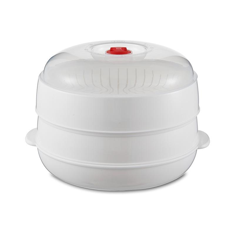 Многоярусная пароварка для булочек и еды, пригодная для микроволновой печи