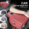 Leather Car Center Console Armrest Cushion 2 Cup Holder For Lamborghini LP570 LP610 Urus LP700 LP770 Gallardo Aventador Keyring GG3
