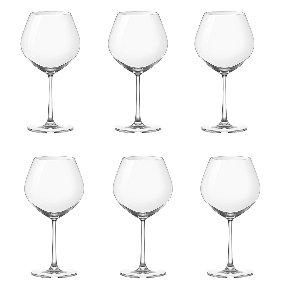 Ocean Glasses [Sante] Burgundy Glasses 630ml Set of 6