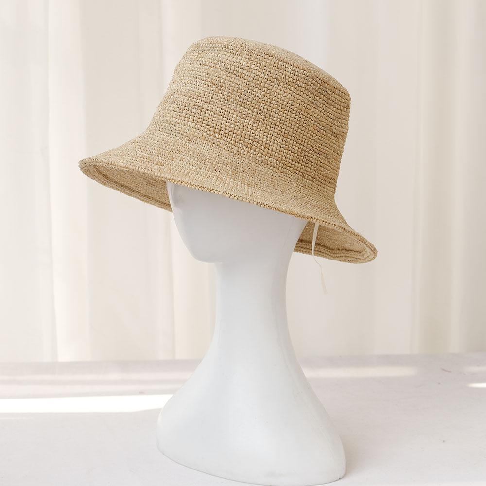 2026 Summer Sun Hat 100%Raffia Hat Sun Visor Women's Summer Handmade Woven Straw Hats Women's Beach Hat