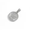 New Creative Round Shield Pattern Pendant, European and American Hip Hop Trendy Men's Pendant Necklace