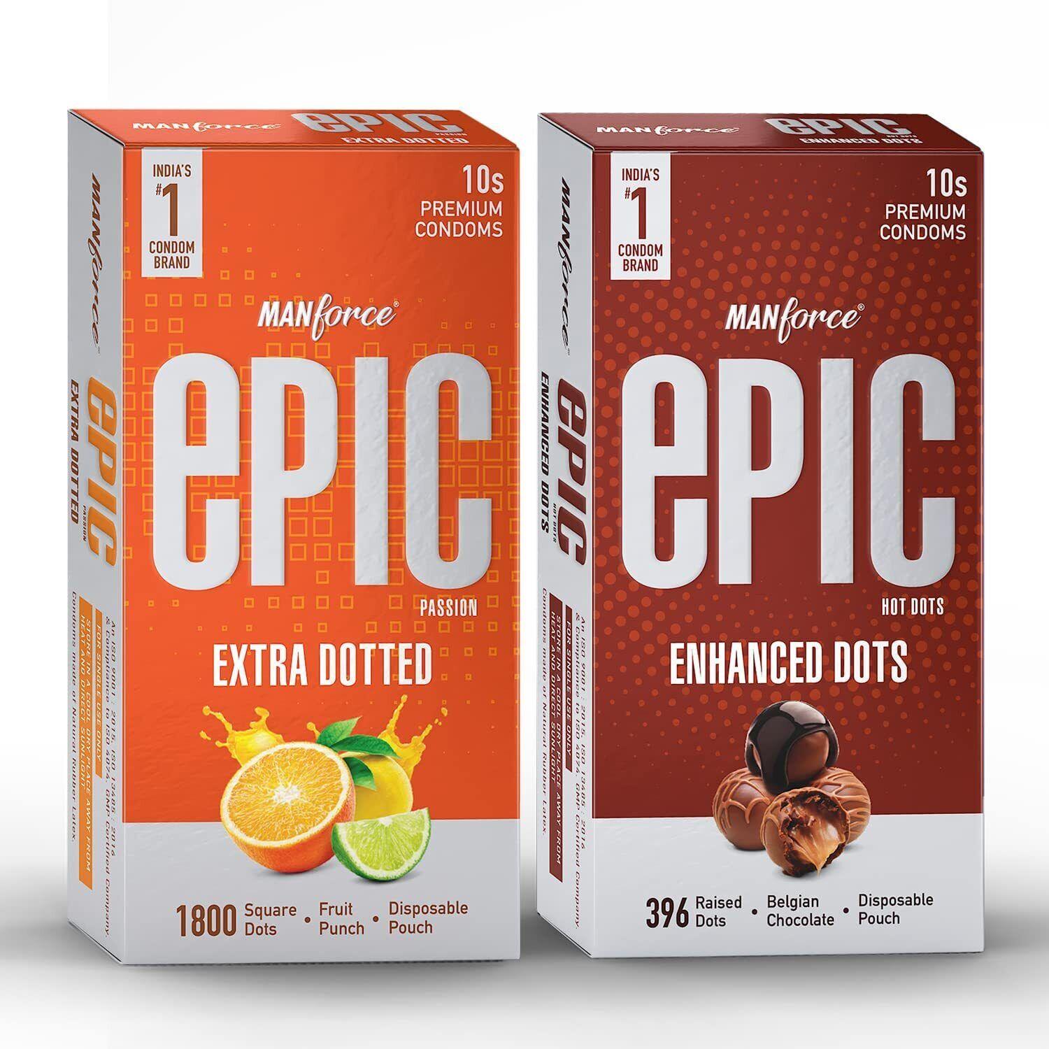 РњСѓР¶СЃРєРёРµ РїСЂРµР·РµСЂРІР°С‚РёРІС‹ Manforce Epic СЃРѕ РІРєСѓСЃРѕРј, 2x10 С€С‚. (РЈРїР°РєРѕРІРєР° РёР· 2 С€С‚.)