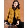 Kebell Women's New Chinese Style Plush Splice Premium Down Jacket