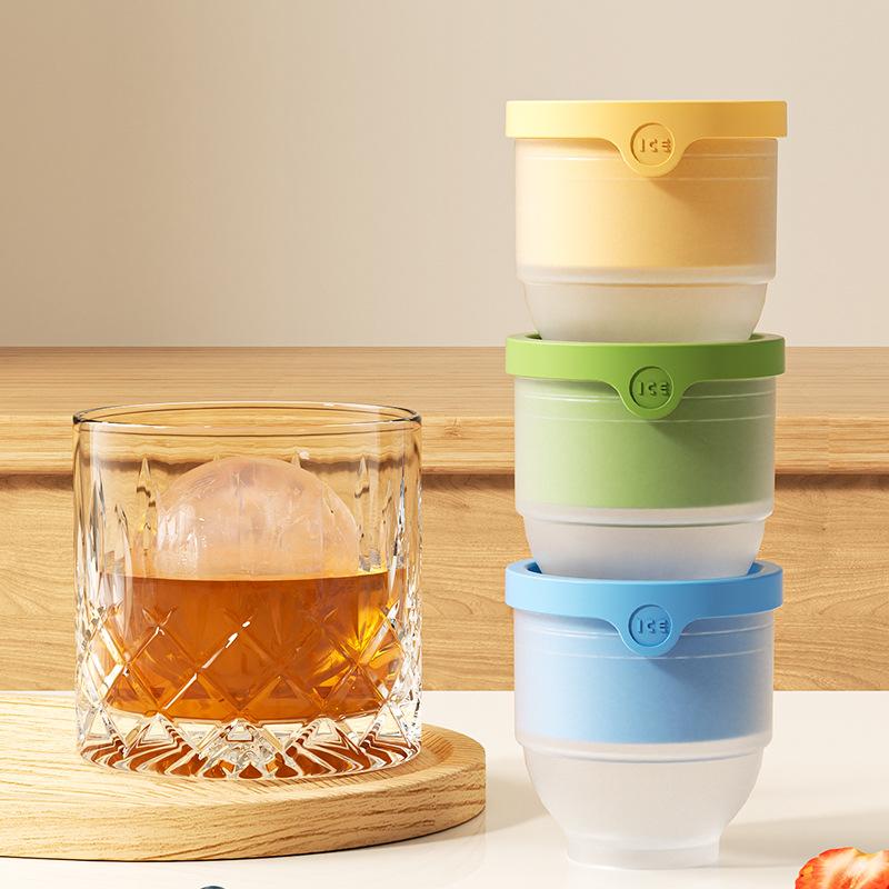 Sphere Ice Cube Mold Kitchen Stackable Slow Melting Diy Ice Ball Round Jelly Making Mould For Cocktail Drink