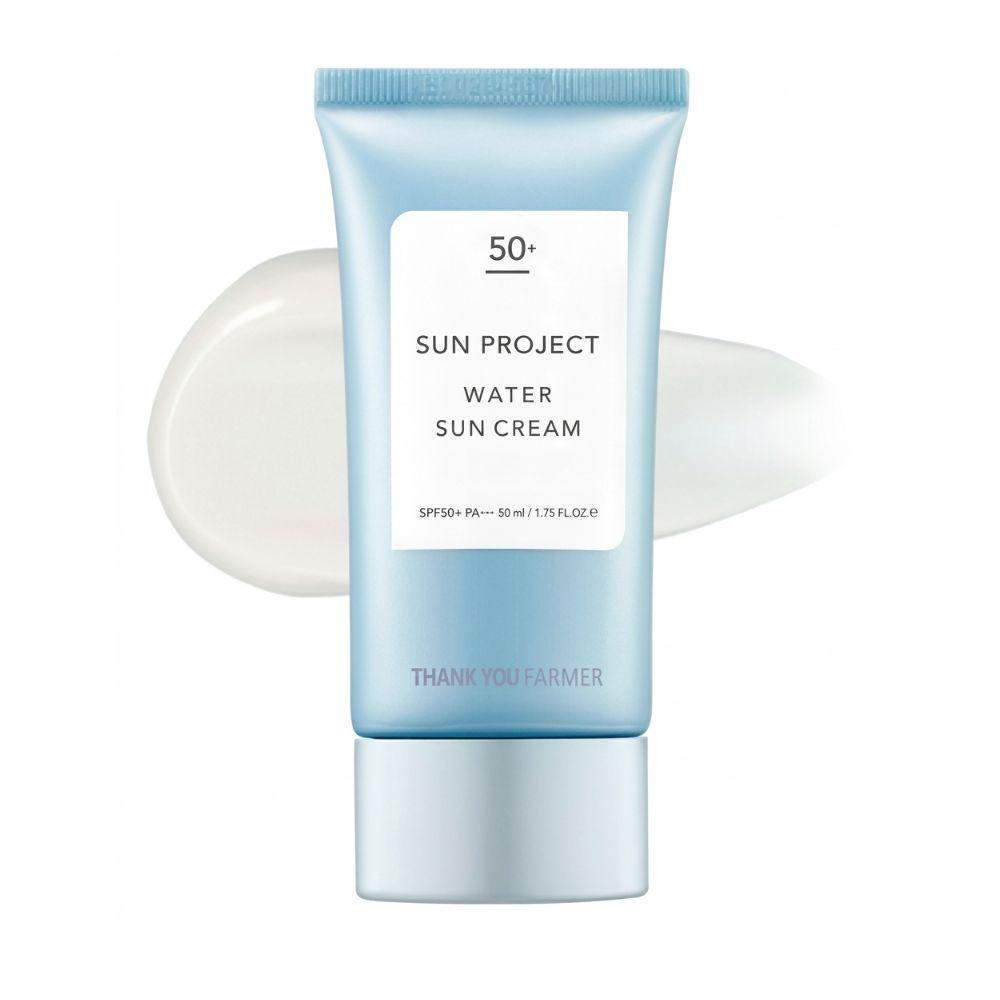 СПАСИБО ФЕРМЕРУ Sun Project Водный солнцезащитный крем SPF50+ PA+++ 50 мл - Увлажняющий ежедневный солнцезащитный крем