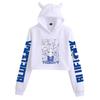 Blue Lock Printed Women's Cat Ear Hoodie