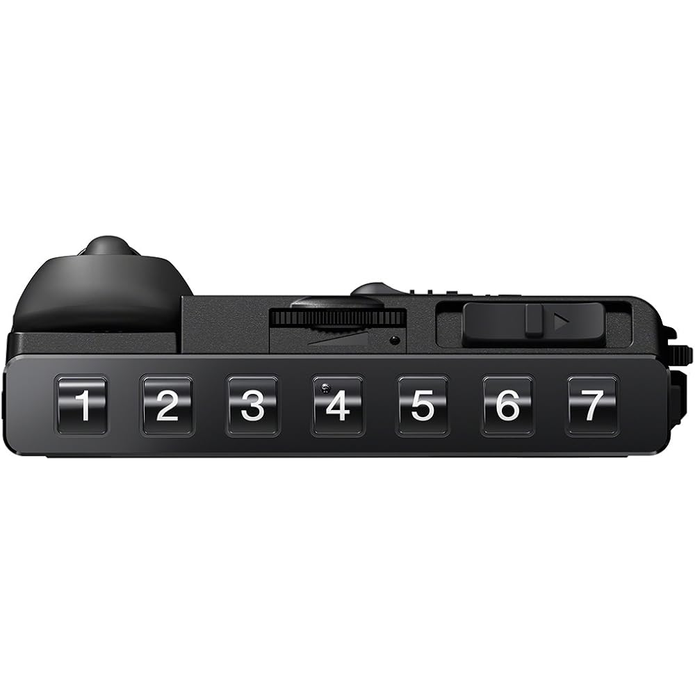Sony PLL Synthesizer Radio, FM/AM/Wide FM compatible, Single-ear retractable earbud, Business card size, SRF-R356, Black
