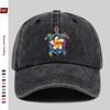 Pc Blumen-Gradient Schildkröte Mode Buchstaben-Druck Basecap mit Mehrfarbigem Schildkröten-Druckdesign Sonnenhut Unterwasserwelt