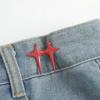 2 Paar Verstellbare Hosenbundschnallen Einziehbare Stiftclips für Jeans Hosen Röcke Taillenstraffer Druckknopf-Versteller Hosen