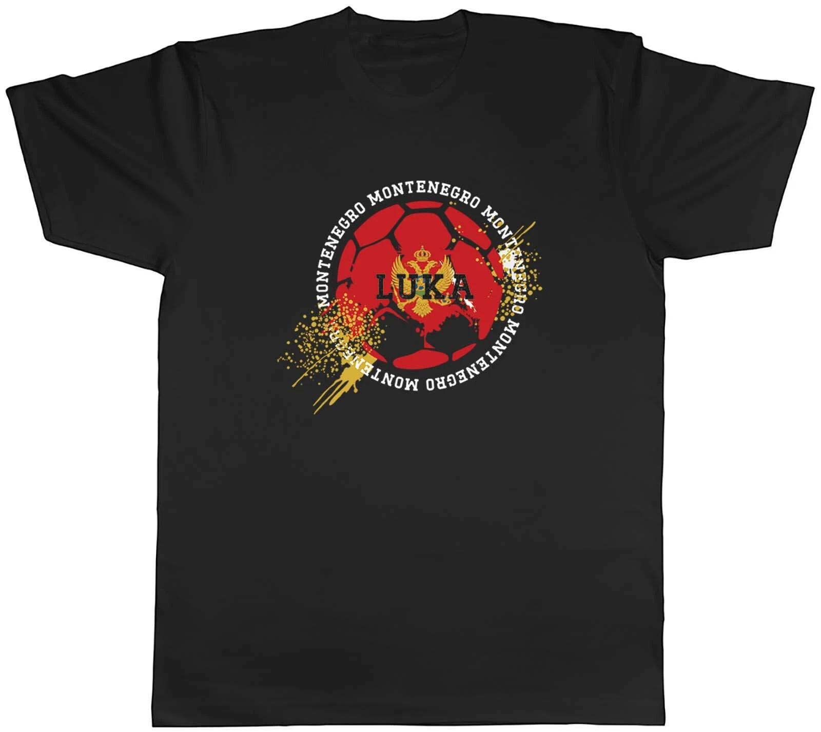 Personalised Montenegro Football Sports Mens Unisex T-Shirt Tee Gift XXL