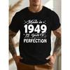 Leichtes Sommer-T-Shirt für Herren - Lässiges Rundhals-Tee mit geometrischem Print, Atmungsaktive Passform für heißes Wetter