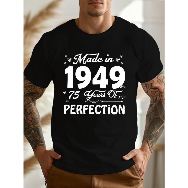 

Мужская легкая летняя футболка с коротким рукавом - Повседневная футболка с круглым вырезом и геометрическим принтом, дышащий крой для жаркой погоды S чёрный