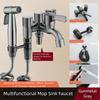 Multifunction Three Tap Faucet Dual Control Easy To Install Three Way Water Tap Double Outlet Flushing Spray Angle Valve