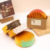 PU Jam Wood Ring Croissant Bread Model - Food Decoration Prop for Dessert Displays