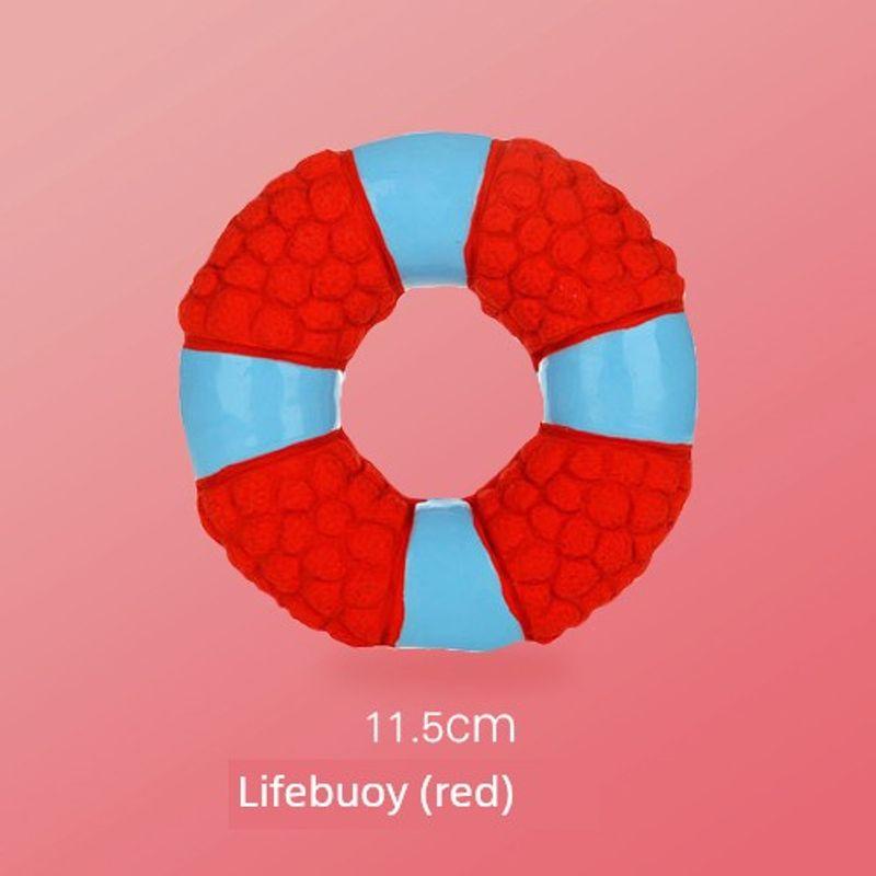 

Relieving Stuffy Handy Gadget Small Dog Puppy Molar Long Lasting Dog Lifebuoy (red)