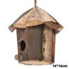 1Pc Outdoor Natural Grass Bird House Handmade Weaved Hummingbird Cage Nest Shelter for Garden Balcony Bedroom Decoration