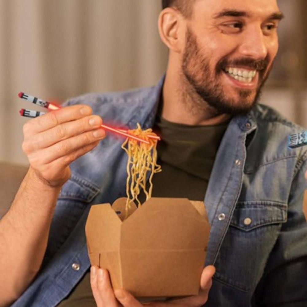 Πλένόμενα Φωτοσπαθόκονταλα Φωτιζόμενα Φωτεινά Κονταλάκια Επιτραπέζια Σκεύη LED Κονταλάκια Δείπνο