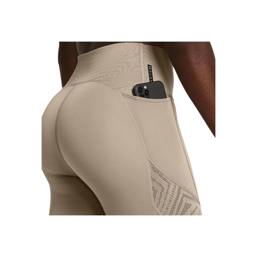 Under Armour Rush Vanish Elite Vent Solid Training Tights Women Tights Brown 1383553-203