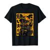 Chat Cyberpunk Japonais Futuriste Anime Manga Techwear Art T-shirt Pour Hommes Femmes 100% Coton T-shirts Hauts à Manches Courtes 05013
