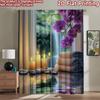 2D flat Photography Backdrop Tapestry Candles and Orchids Serenity 100% Polyester Party Decorations for New Year celebration