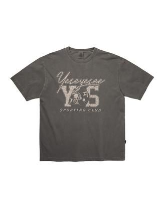 YESEYESEE Y.E.S Sporting Club Tee Charcoal