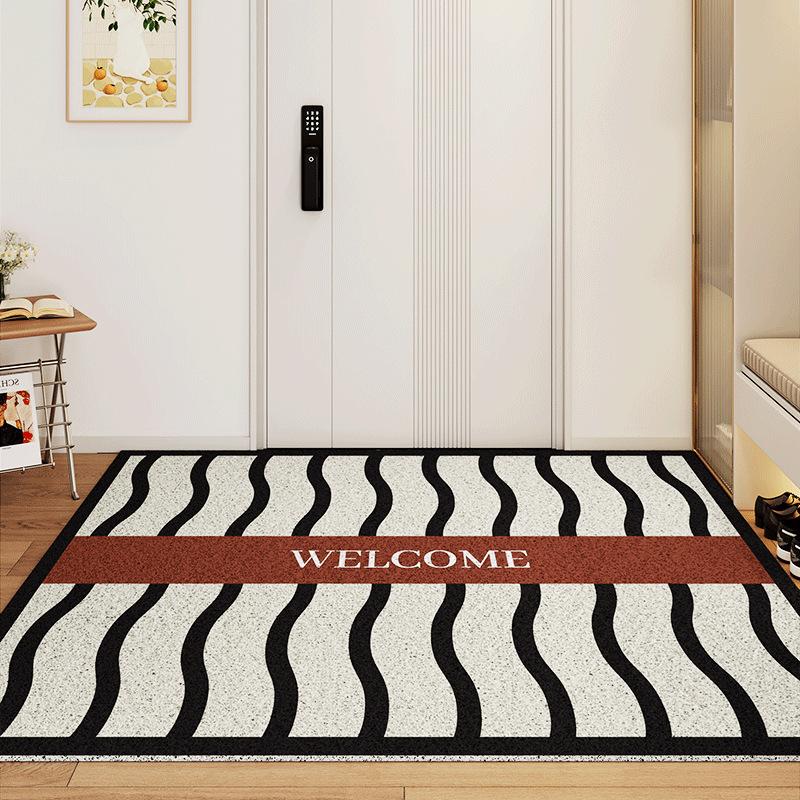 

Дверной коврик Песок Соскребающий износостойкий проволочный кольцевой коврик для двери Дверной коврик Нескользящий коврик для двери Можно резать ковер 50*80