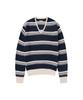 Banwonateullie Kn4253 Wool Stripe Knit_Navy