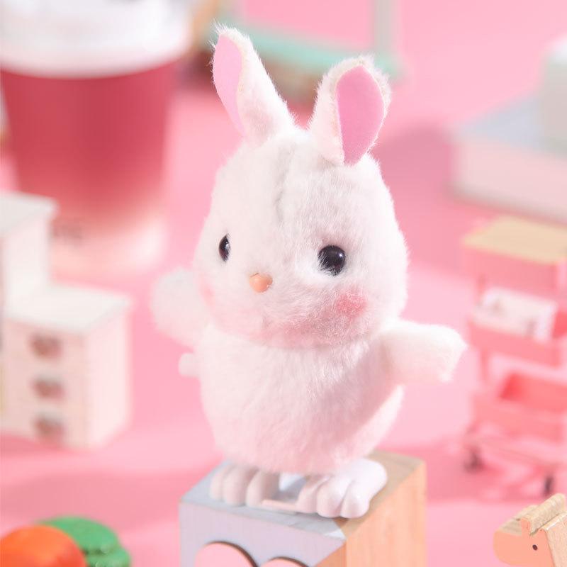

Le Jier Simulation Coil Ходячий милый кролик Милый питомец Плюшевое животное Маленький медведь Маленький кролик Большая ходячая детская игрушка розовый