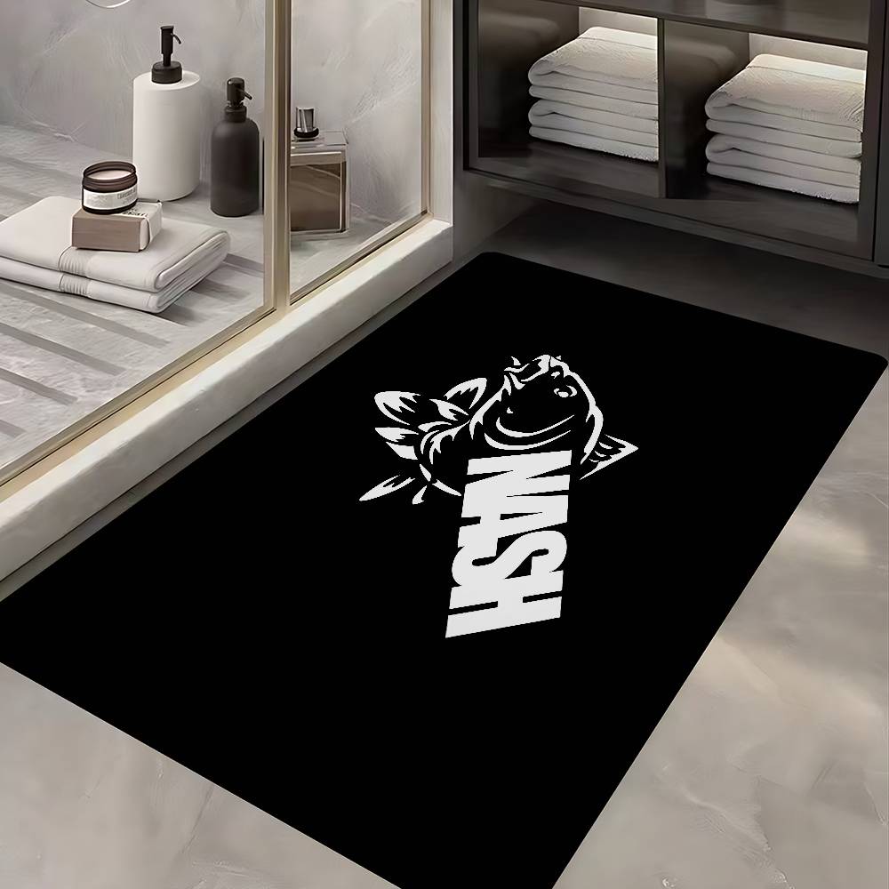Nash Fishing Logo Hallway Carpet Washable Non-Slip Living Room Sofa Chairs Area Mat Kitchen Doormat Area Rug