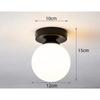 Modern Simple Porch Light Stair Hallway Light Ball Glass Modern Balcony Ceiling Light Led Lights for Room  Lamps for Living Room
