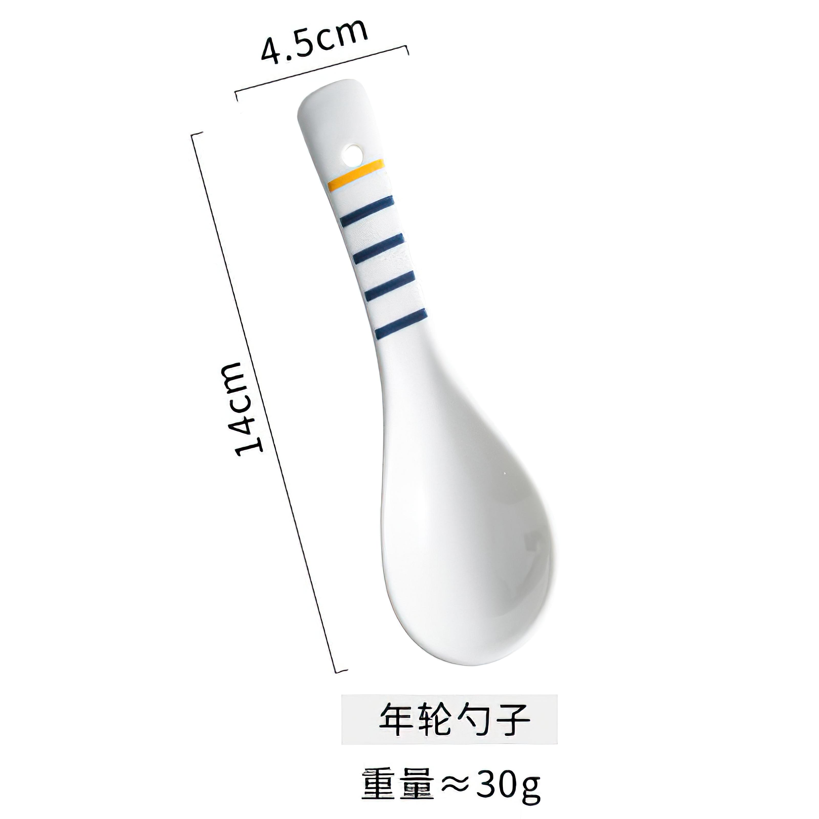 

Ceramic Spoon Dinner Rice Soup Scoop Utensil Tool White Handmade Ladle Tableware Dipper Dinnerware Cutlery Home Kitchen Supplies
