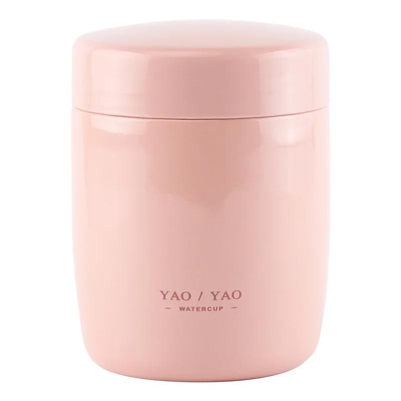 260ML Portable Insulated Lunch Box Bucket Lunch Boxs Stainless Steel Small Capacity Food Soup Container Vacuum Insulateds Cup