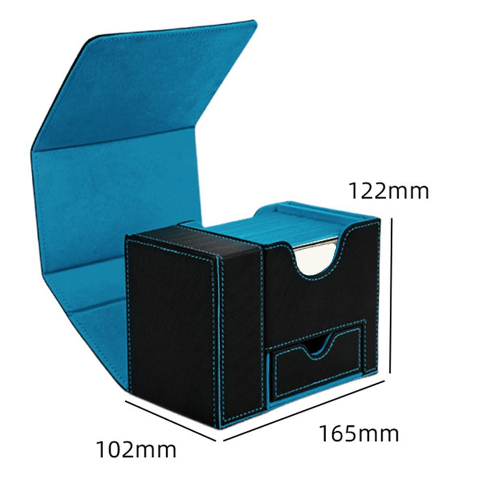 Portable Foldable Dice Roller Tower Special Design PU Leather Dice Tray Convenient Dices Box for RPG Table Top Gaming