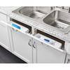 45° Downward Opening Door Hinge with Spring for Sink Cabinet