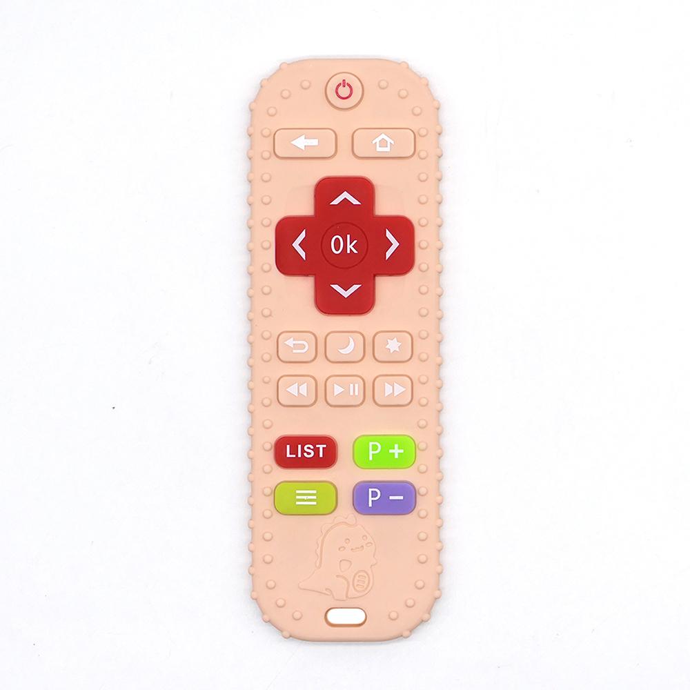 Non-Toxic Kids Toys Silicone Remote Control Teether Sensory Cute Cartoon Toys Gifts For Children And Children