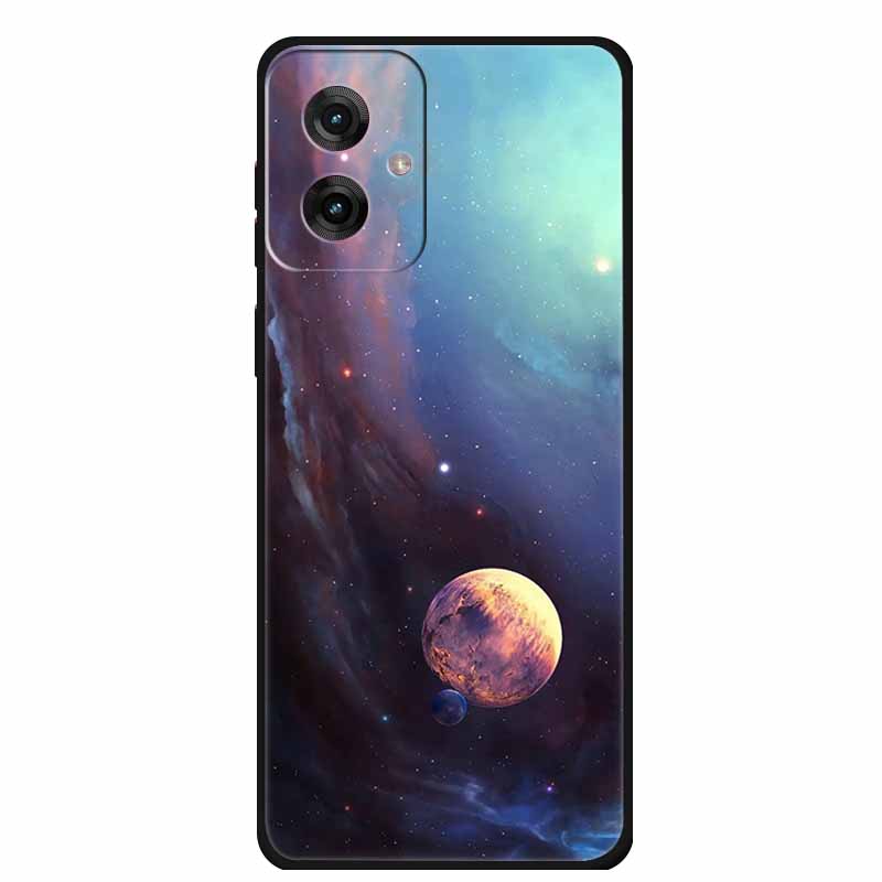 Etui do Motorola Moto G55 5G Luksusowe Miękkie Silikonowe TPU Tylna Osłona Etui na Telefon dla MotoG55 Ochronne Odporne na Wstrząsy Kolorowe Fundas