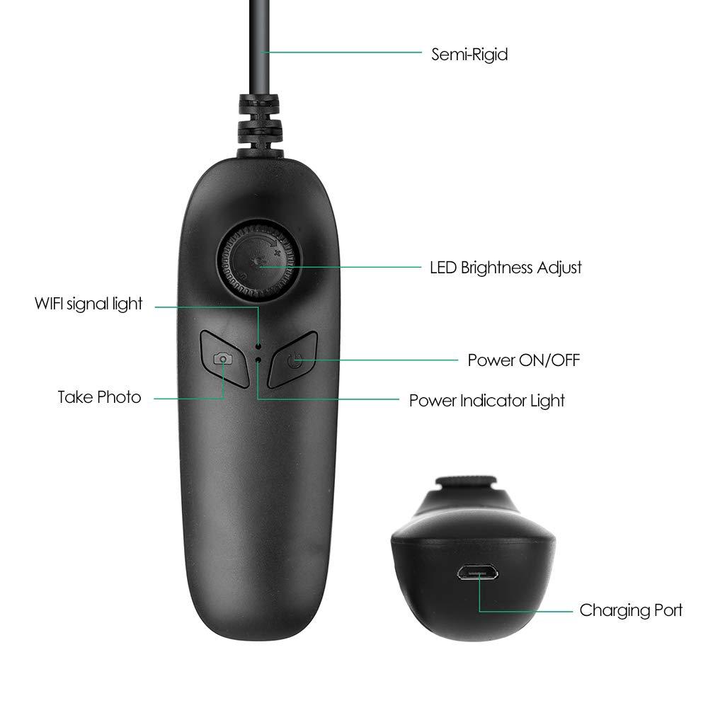 LED HD Wireless Endoscope WiFi Borescope Inspection Camera for iPhone Android