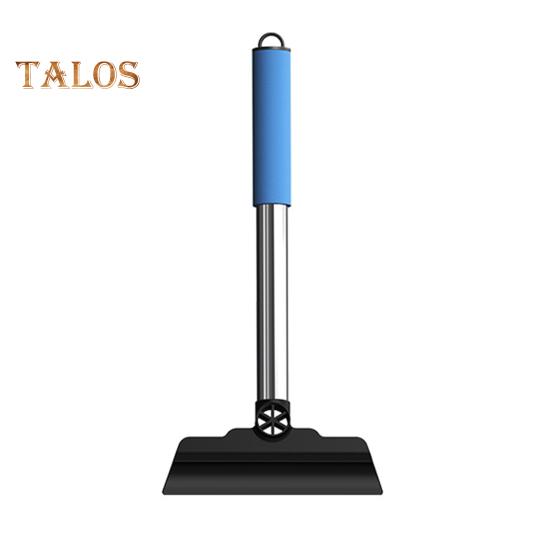 

Автомобильный скребок для льда, портативный инструмент для чистки с нескользящей ручкой, компактный портативный автомобильный скребок для снега и льда синий