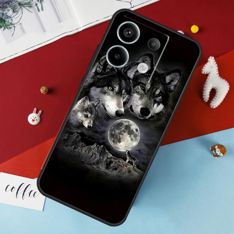 Animal Wolf Galaxy Case For Xiaomi Redmi Note 14 13 Pro 12 11 10 15 Pro Plus Redmi 15 10C 12C 13C 14C 15C Cover