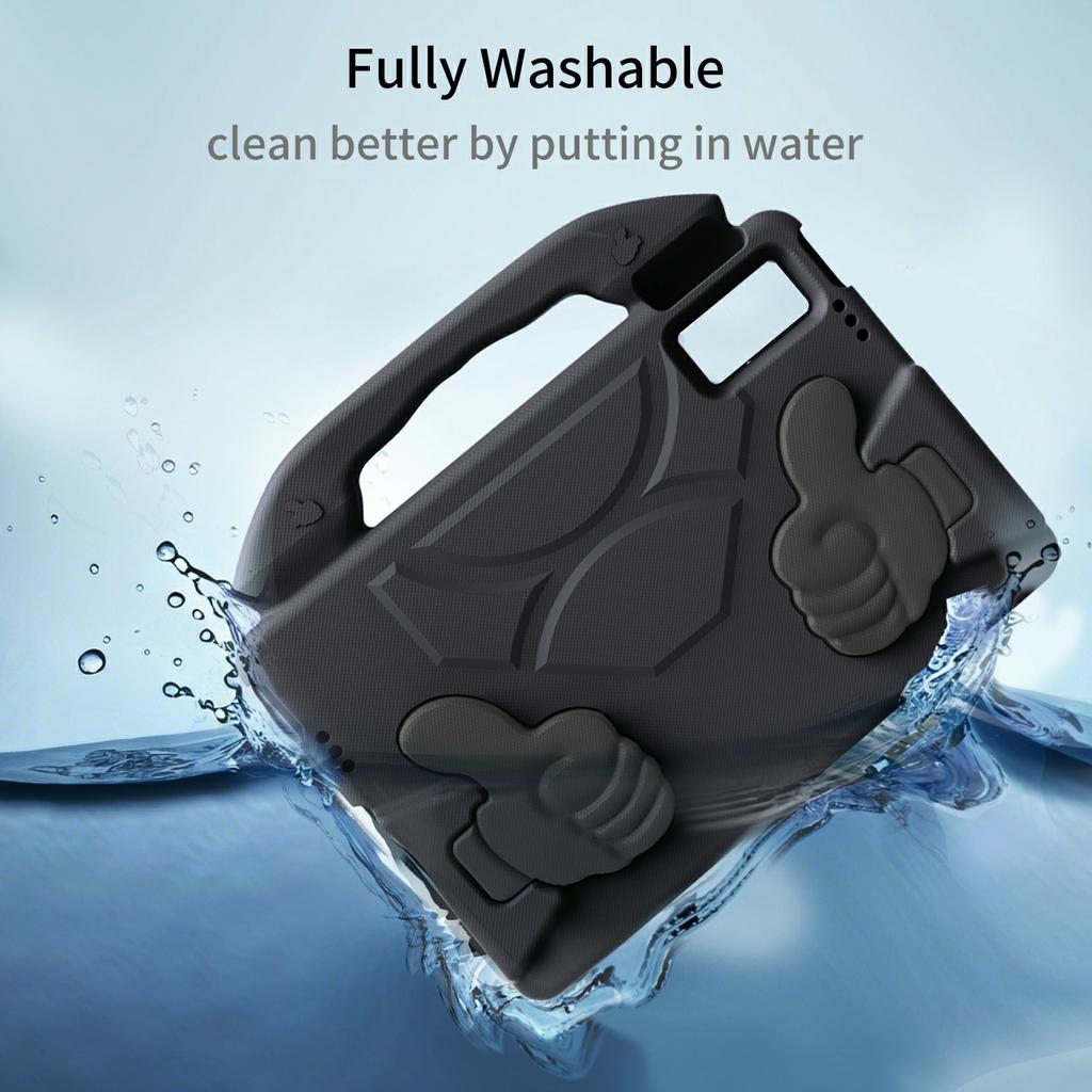 Ultra-Soft EVA Case For Lenovo Tab M10 Plus (3rd Gen)/Tab M10 5G/K10 Pro/Xiaomi Redmi Pad Thumb Kickstand Tablet Cover